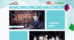 Desktop Screenshot of hetlentefeest.nl